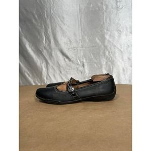 Naturalizer Black Leather Mary Jane Shoes Women’s Size 11